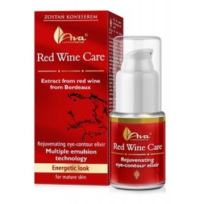 Подмладяващ оклоочен еликсир с тройно действие против бръчки AVA Red Wine Care Rejuvenating Еye Сontour Еlixir 15 мл