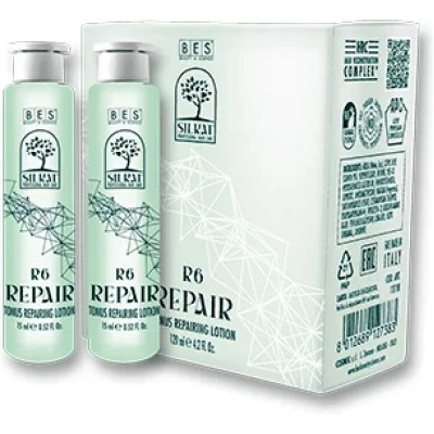 Ампули за възстановяване на косата BES R6 Tonus Repairing Lotion 8 бр.x15 мл