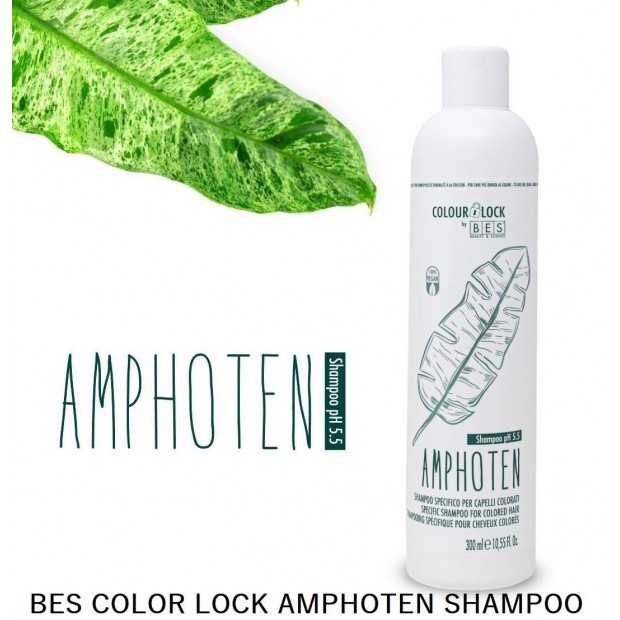 Безсулфатен шампоан за след боядисване с балансирано рН BES Colour Lock Amphoten Shampoo 1000 мл