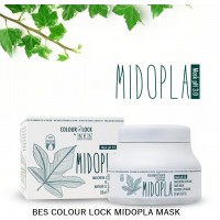 Реконструираща маска с киселинно рН за боядисана коса BES Colour Lock Midopla Mask 500 мл