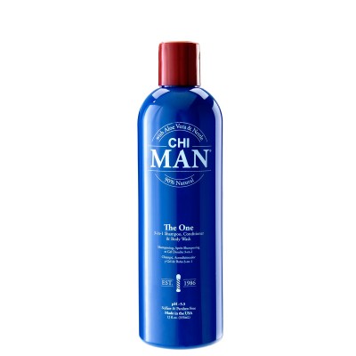 Шампоан за коса и тяло за мъже 3в1 CHI Man The One 355 мл
