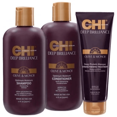 Комплект за интензивна хидратация и възстановяване на сухата коса CHI Deep Brilliance