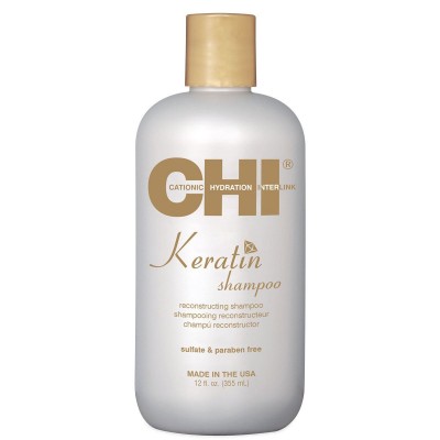 Кератинов шампоан за слаба и изтощена коса CHI Keratin Shampoo 355 мл