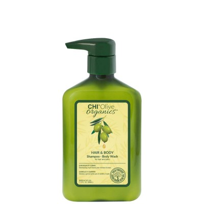 Хидратиращ шампоан за коса и тяло с маслини CHI Olive Organics 340 мл