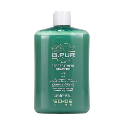 Пре-шампоан с бяла глина за дълбоко почистване Echosline B.PUR Pre-Treatment Shampoo 385 мл