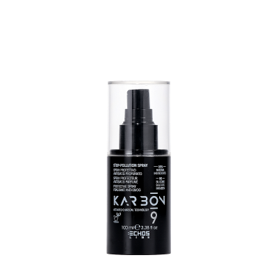 Защитен спрей за коса с органичен въглен Echosline Karbon 9 Protective Fragrant Anti-Smog Spray 100 мл