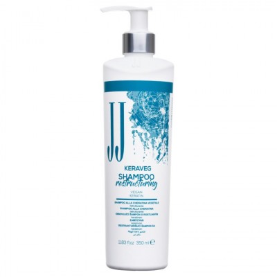 Шампоан с растителен кератин за изтощена и слаба коса JJ Keraveg Restructuring Shampoo 350 мл