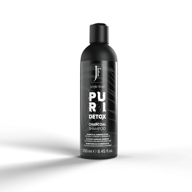 Детокс шампоан за дълбоко почистване с активен въглен Jungle Fever PuriDetox Shampoo 250 мл