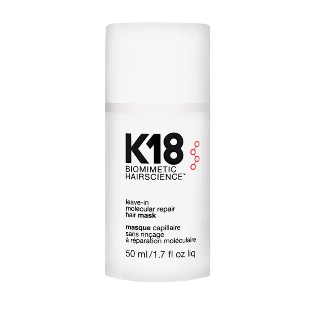 4-минутна терапия без отмиване за възстановяване на косата K18 Leave-in Molecular Repair Hair Mask 50 мл