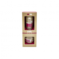 Мини комплект хидратиращи шампоан и маска за къдрава коса KAYPRO Curl Mini Size Kit 2x100 мл