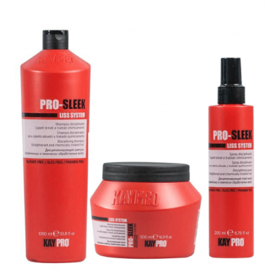 Pro-Sleek Поддържащи продукти след трайно изправяне на косата