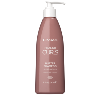 Подхранващ шампоан без сулфати за къдрава коса L’ANZA Healing Curls Butter Shampoo 236 мл