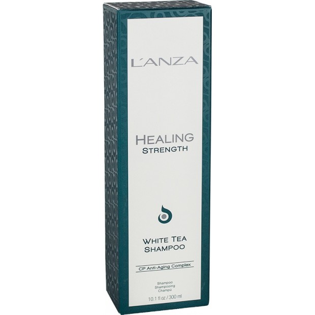 Анти-ейдж шампоан за слаба и късаща се коса LANZA Healing Strength White Tea Shampoo 300 мл