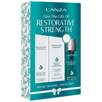 Комплект за заздравяване и уплътняване на тънката коса LANZA Restorative Strength