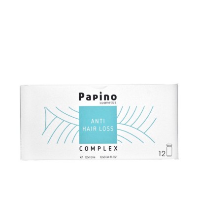 Кутия ампули против косопад Papino Cosmetics Anti Hair Loss Complex 12 бр. х 10 мл