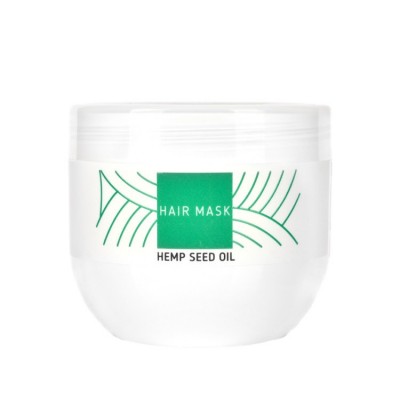 Дълбоко подхранваща маска за суха и изтощена коса с масло от канабис Papino Cosmetics Hemp Seed Oil Mask 500 мл