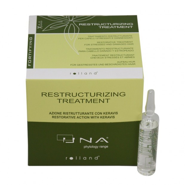 Възстановяващи ампули за изтощена коса UNA Restructurizing Treatment 12 бр. х 10 мл